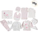 Σετ Ρούχων Βρεφικό Maria Shop 0-3μην. Για Κορίτσι Βαμβακερό