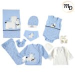 Σετ Ρούχων Βρεφικό Maria Shop 0-3μην. Για Αγόρι Βαμβακερό