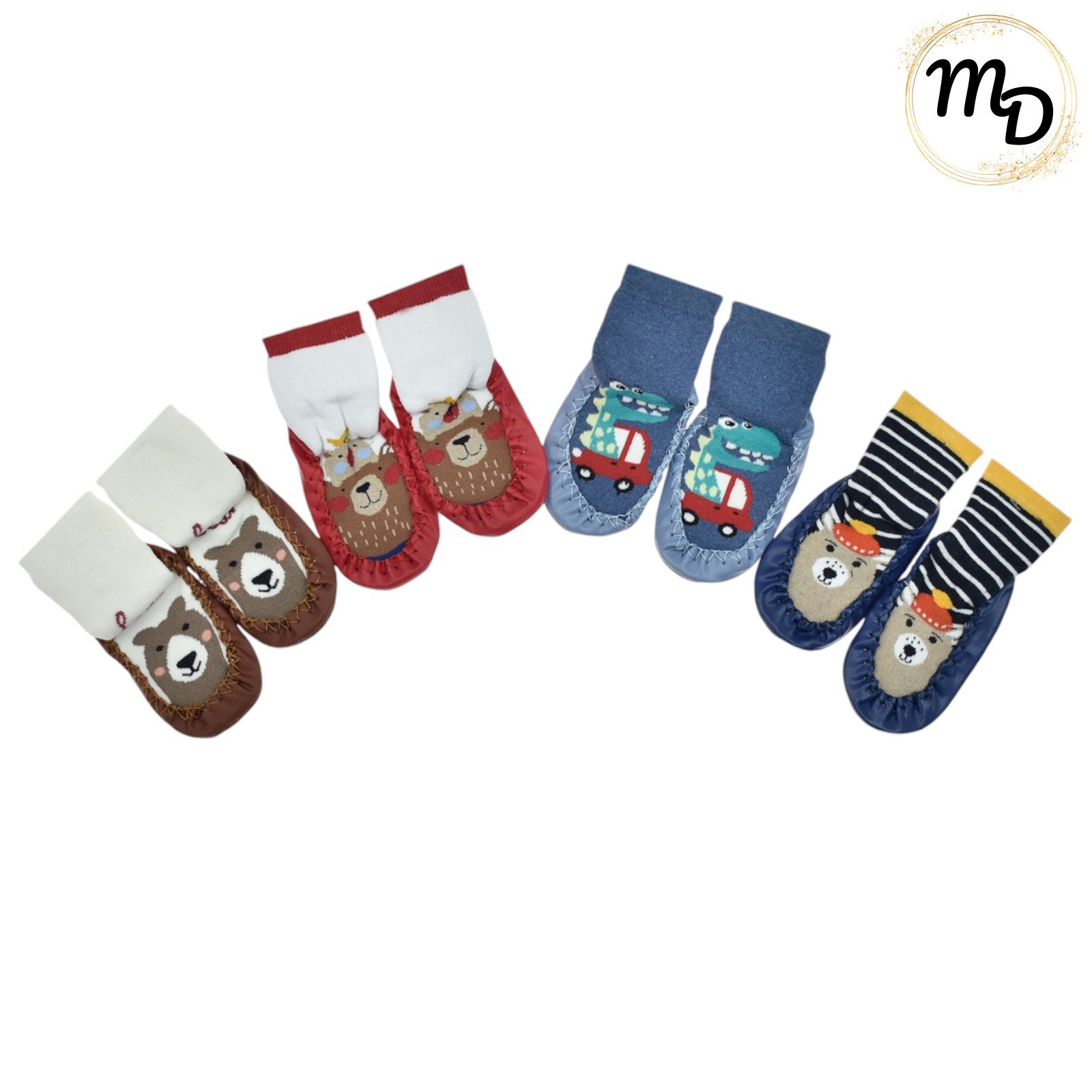 01-05__1850-o1 Καλτσοπαντοφλάκια Maria Shop 12αδα Για Αγόρι Νο20-21/22-23/24-25 - Image 1