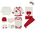 Σετ Ρούχων Βρεφικό Maria Shop 0-3μην. Για Κορίτσι Βαμβακερό