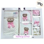 Σετ Ρούχων Βρεφικό Maria Shop 0-3μην. Για Κορίτσι Βαμβακερό - Image 2