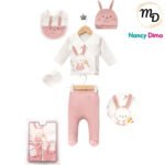 Σετ Ρούχων Βρεφικό Maria Shop 0-3μην. Για Κορίτσι Βαμβακερό