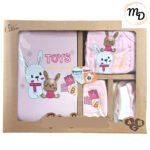 Σετ Ρούχων Βρεφικό Maria Shop 0-3μην. Για Κορίτσι Βαμβακερό - Image 2