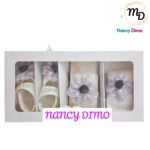 Παπούτσι Με Κορδέλα και Καλσόν Maria Shop Για Κορίτσι 0-6 μηνών Βαμβακερό