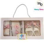 Παπούτσι Με Κορδέλα Maria Shop Για Κορίτσι 0-6 μηνών Βαμβακερό