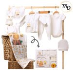 Σετ Ρούχων Βρεφικό Maria Shop 0-3μην. Για Αγόρι Βαμβακερό