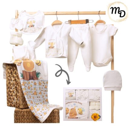 Σετ Ρούχων Βρεφικό Maria Shop 0-3μην. Για Αγόρι Βαμβακερό