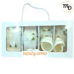 Παπούτσι Με Κορδέλα και Καλσόν Maria Shop Για Κορίτσι 0-6 μηνών Βαμβακερό