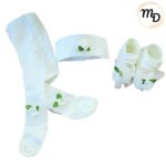 Παπούτσι Με Κορδέλα και Καλσόν Maria Shop Για Κορίτσι 0-6 μηνών Βαμβακερό - Image 2