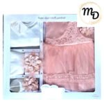 Σετ Βρεφικό Φόρεμα Maria Shop 6-9μην Για Κορίτσι Βαβμβακερό - Image 2
