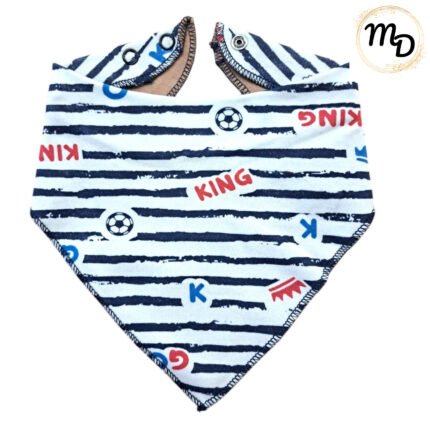 Σαλιάρα Τριγωνική Βαμβακερή Maria Shop Με Τρουξ Για Αγόρι