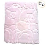 Κουβέρτα Βρεφική Κούνιας 130x105cm Σε Κουτί Maria Shop Για Κορίτσι Βελουτέ