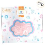 Κουβέρτα Βρεφική Κούνιας 130x105cm Σε Κουτί Maria Shop Για Κορίτσι Βελουτέ - Image 2