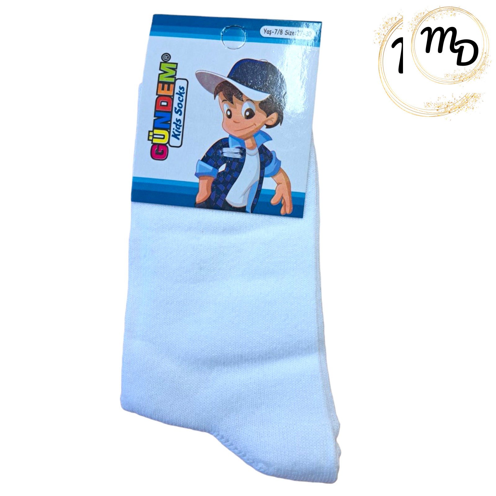 01-3850-o1 Καλτσάκια 11-13χρ. Παιδικά 12αδα Maria Shop Για Κορίτσι/Αγόρι Βαμβακερά - Image 1