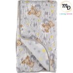 Κουβέρτα Βρεφική Κούνιας 130x105cm Σε Κουτί Maria Shop Για Αγόρι/Κορίτσι Βελουτέ