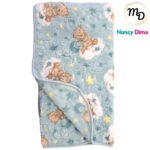 Κουβέρτα Βρεφική Κούνιας 130x105cm Σε Κουτί Maria Shop Για Αγόρι/Κορίτσι Βελουτέ