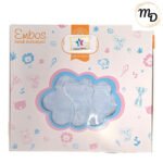 Κουβέρτα Βρεφική Κούνιας 130x105cm Σε Κουτί Maria Shop Για Αγόρι Βελουτέ - Image 2