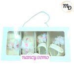 Παπούτσι Με Κορδέλα και Καλσόν Maria Shop Για Κορίτσι 0-6 μηνών Βαμβακερό