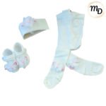 Παπούτσι Με Κορδέλα και Καλσόν Maria Shop Για Κορίτσι 0-6 μηνών Βαμβακερό - Image 2