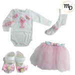 Σετ Ρούχων Βρεφικό Maria Shop 1χρ. Για Κορίτσι Βαμβακερό