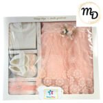Σετ Βρεφικό Φόρεμα Maria Shop 6-9μην Για Κορίτσι Βαβμβακερό - Image 2