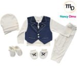 Σετ Ρούχων Βρεφικό Maria Shop 6μην. Για Αγόρι Βαμβακερό