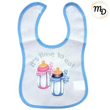 Σαλιάρα Αδιάβροχη 6αδα Με Αυτοκόλλητο Maria Shop Για Αγόρι Βαμβακερή