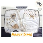 Σετ Ρούχων Βρεφικό Maria Shop 0-3μην. Για Αγόρι/Κορίτσι Βαμβακερό - Image 2