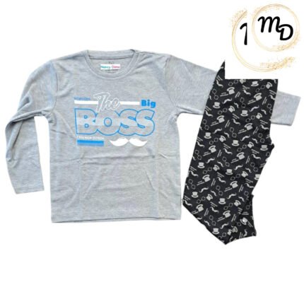 Πυζάμα Παιδική 7χρ. Maria Shop Για Αγόρι Βαμβακερό