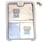 Σετ Ρούχων Βρεφικό Maria Shop 0-3μην. Για Αγόρι Βαμβακερό - Image 2