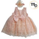 Βρεφικό Φόρεμα Maria Shop 6-9μην.Για Κορίτσι Με Δαντέλα - Image 2