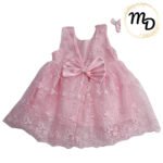 Βρεφικό Φόρεμα Maria Shop 6-9μην.Για Κορίτσι Με Δαντέλα - Image 2