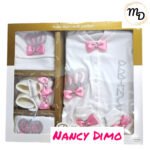 Σετ Ρούχων Βρεφικό Maria Shop 0-6μην. Για Κορίτσι Βαμβακερό - Image 2