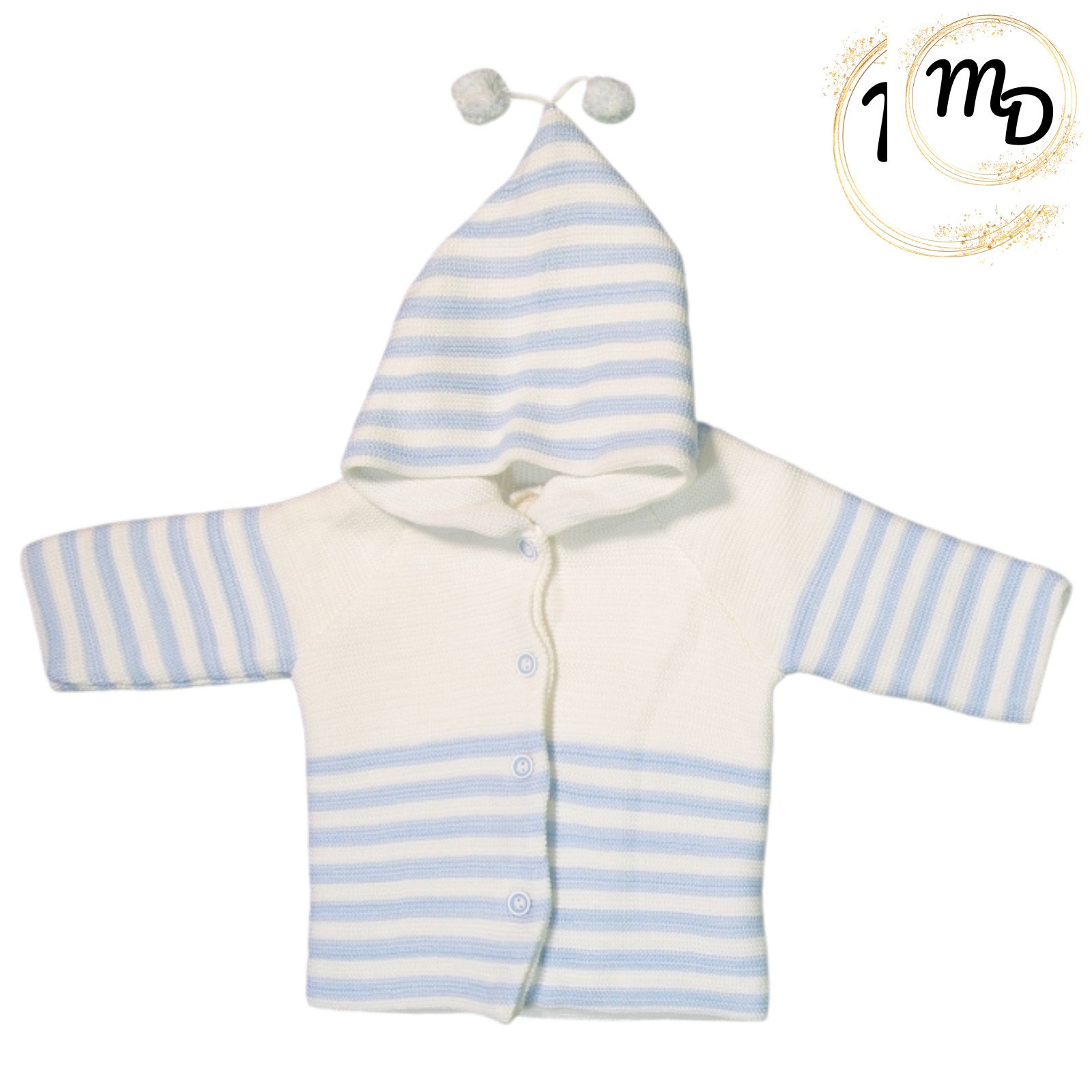 02-1038-o1 Ζακέτα Παιδική Πλεκτή 1-2χρ. Maria Shop Για Αγόρι - Image 1