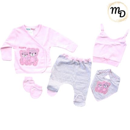 Βρεφικό Σετ 0-3μην. Maria Shop Για Κορίτσι Βαμβακερό