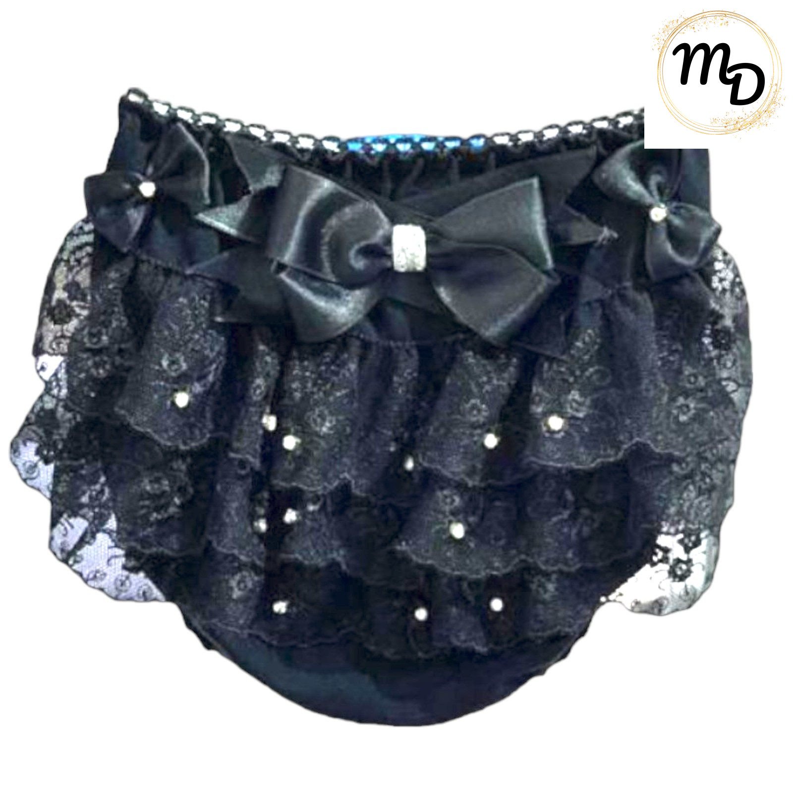 03-0749-o1 Βρακάκι Φιγούρας Βαμβακερό Με Δαντέλα 1-2-3χρ. Maria Shop Για Κορίτσι - Image 1