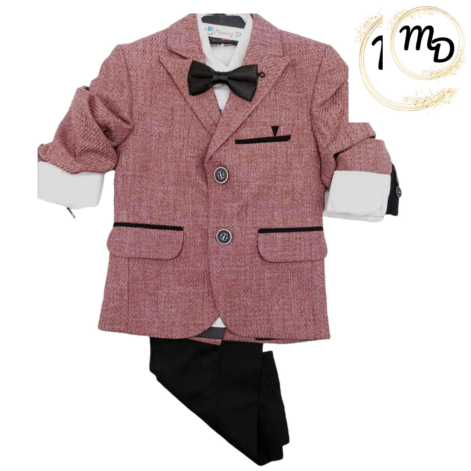 03-11Ζ3000-o1-1 Κοστούμι Παιδικό Με Σακάκι 1-2-3χρ. Maria Shop Για Αγόρι Βαμβακερό - Image 1