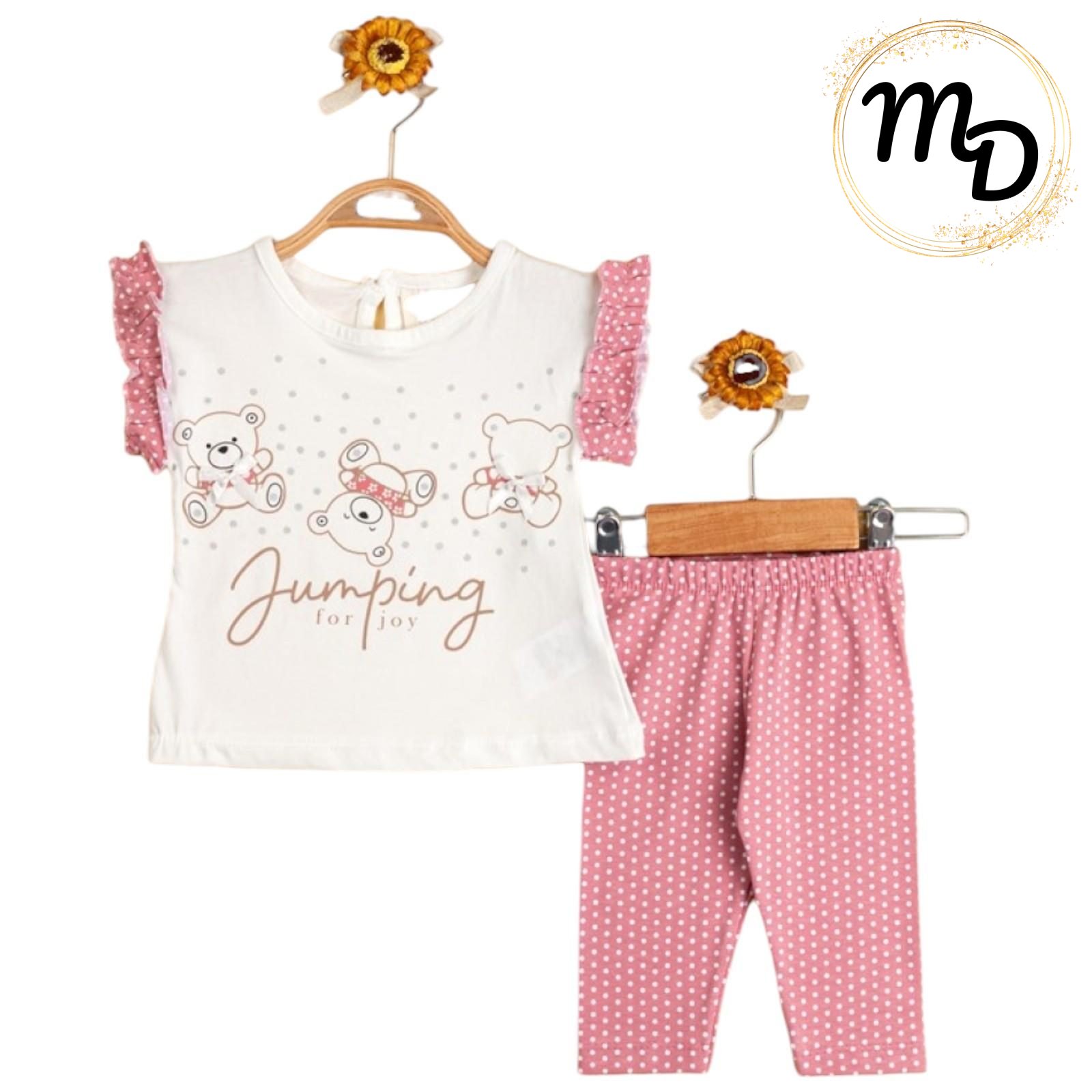 04-11060-o1 Σετ Βρεφικό 6-9-12-18μην. Maria Shop Για Κορίτσι Βαμβακερό - Image 1