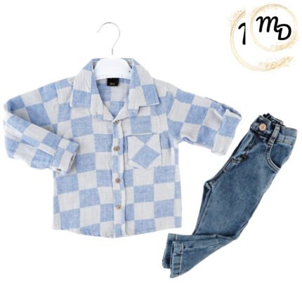 Σετ Παιδικό Maria Shop 5-6-7-8 χρ. Για Αγόρι Βαμβακερό