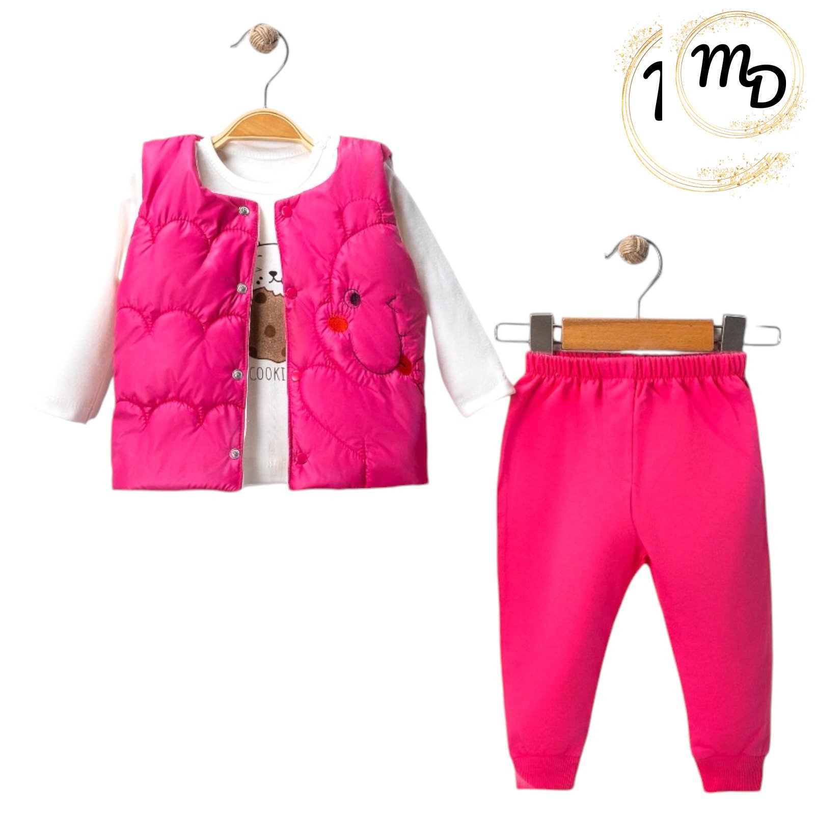 04-5599-o1 Σετ Παιδικό Maria Shop 9-12-18-24μην. Για Κορίτσι Βαμβακερό - Image 1