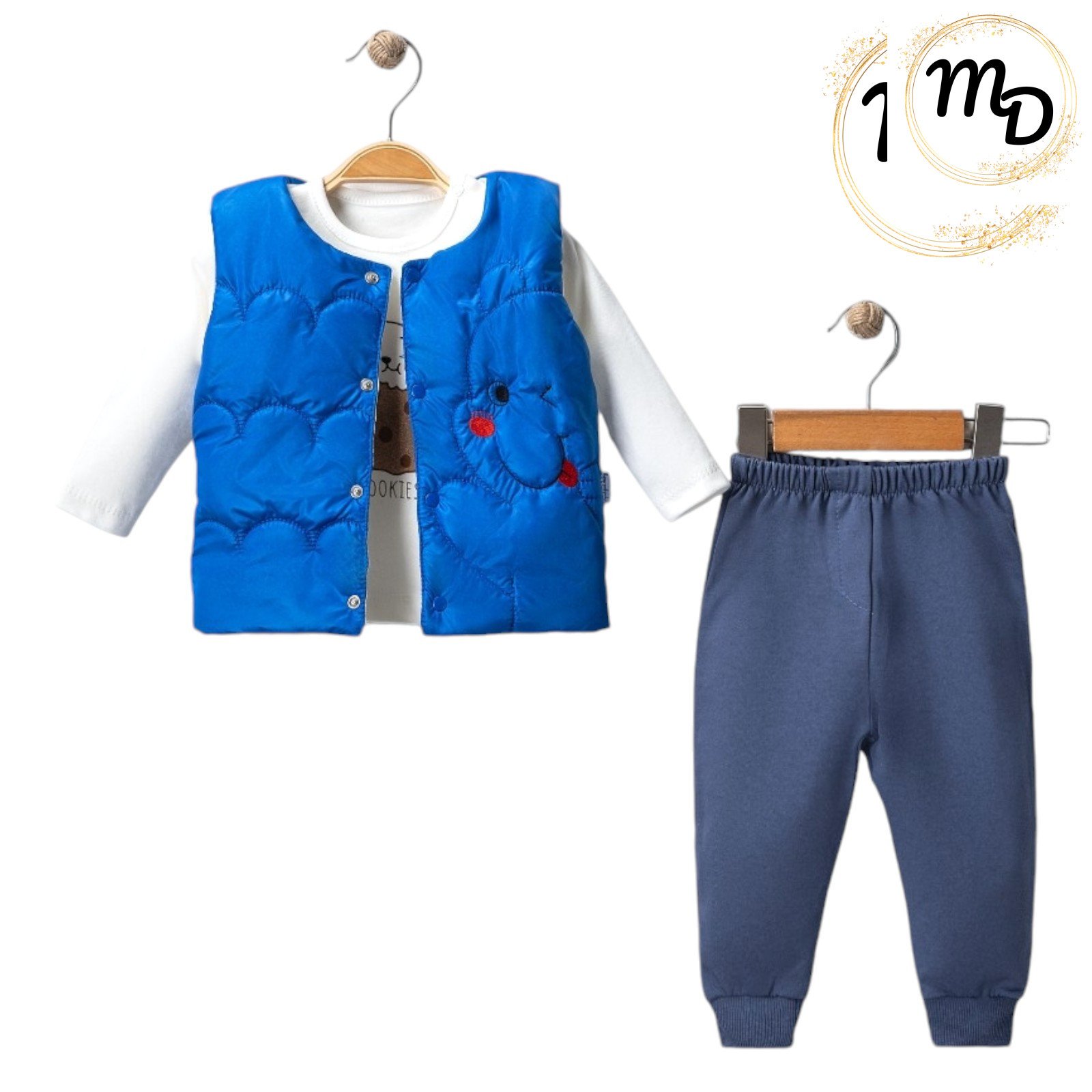 04-6699-o1 Σετ Παιδικό Maria Shop 9-12-18-24μην. Για Αγόρι Βαμβακερό - Image 1